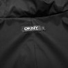 Veste DKNY en velours noir et fourrure