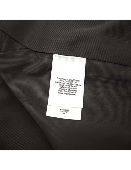 DKNY jacket in black velvet and fur