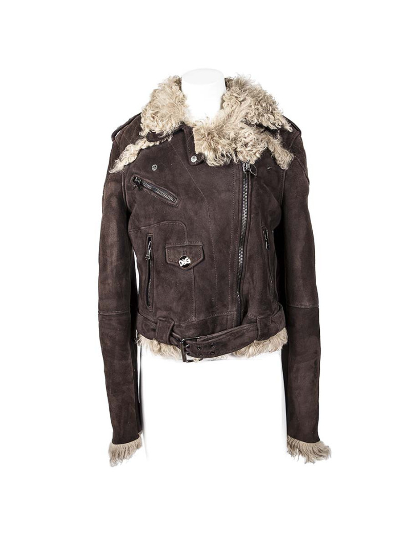 Blouson D & G DOLCE GABBANA t 46 IT peau retournée