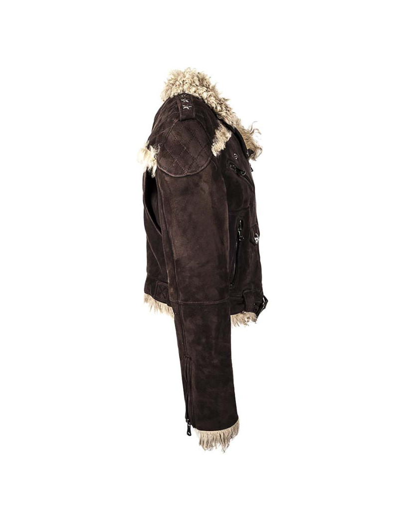 D & G DOLCE GABBANA t 46 IT Shearling Jacket