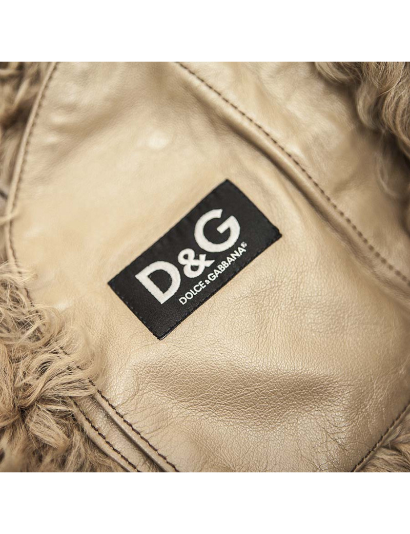 Blouson D & G DOLCE GABBANA t 46 IT peau retournée