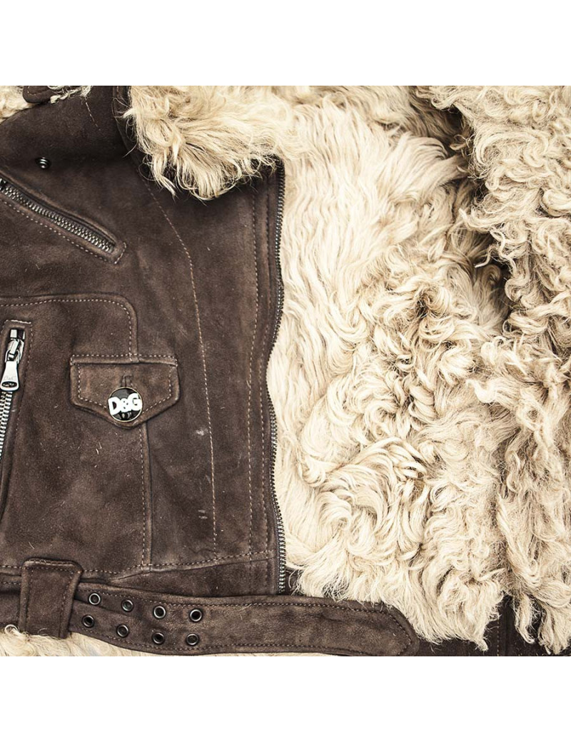 Blouson D & G DOLCE GABBANA t 46 IT peau retournée