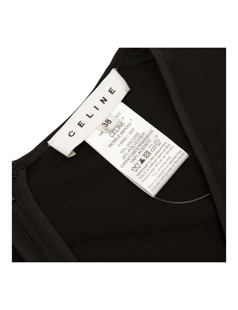 Robe CELINE T 38 noire