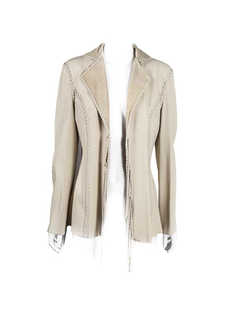 Veste RALPH LAUREN Collection en cuir d'agneau T 6