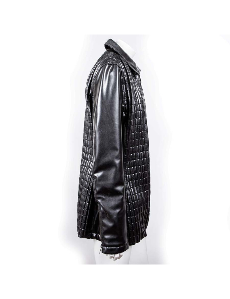 CAVALLI Jeans black leather jacket