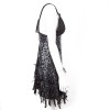 Dress Jenny Packham T10UK black sequined