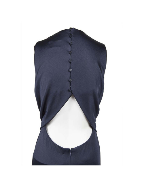 Robe longue CHANEL T42 manches américaines