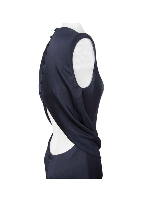 Robe longue CHANEL T42 manches américaines