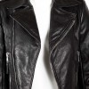 BALENCIAGA Biker black leather jacket