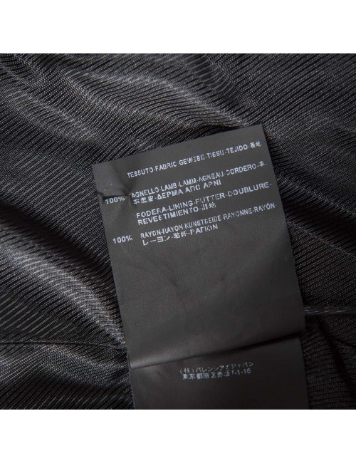 BALENCIAGA Biker black leather jacket