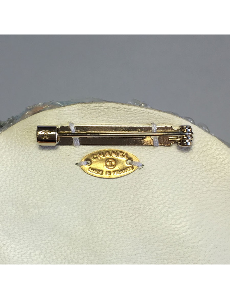 xxx Broche CHANEL en tweed multicolore