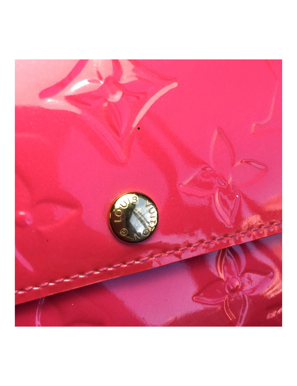 Wallet LOUIS VUITTON Sarah patent leather pink