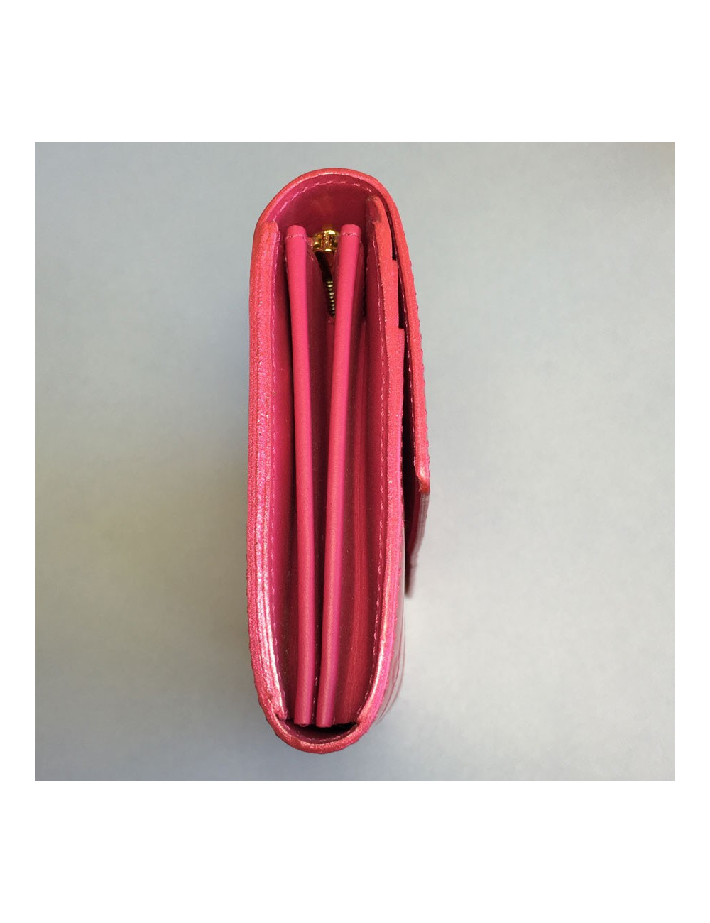 Wallet LOUIS VUITTON Sarah patent leather pink