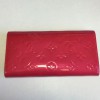 Wallet LOUIS VUITTON Sarah patent leather pink