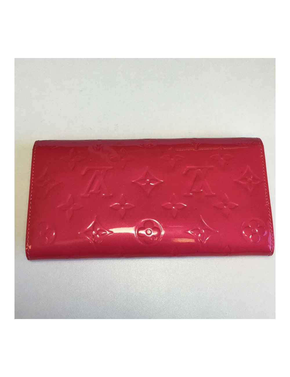 Wallet LOUIS VUITTON Sarah patent leather pink