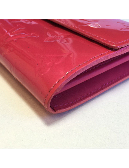 Wallet LOUIS VUITTON Sarah patent leather pink