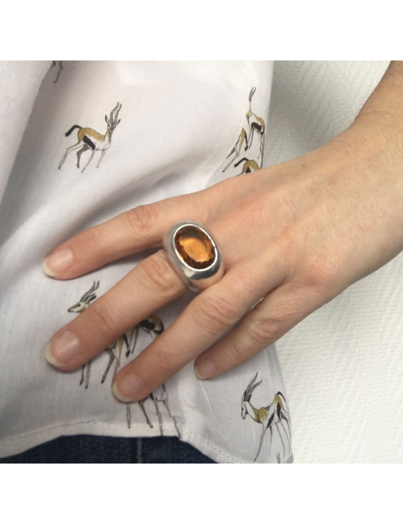 Bague Anonyme en argent massif Taille 53