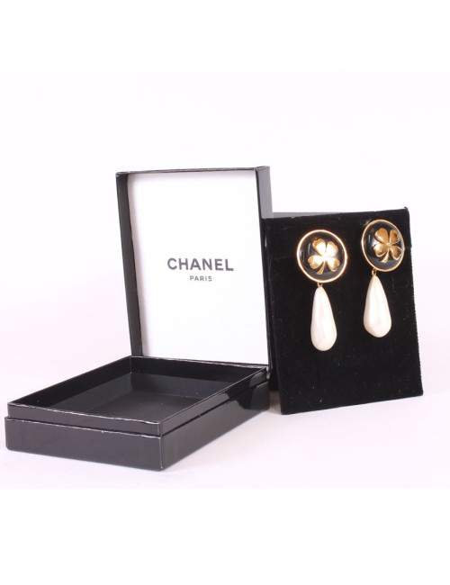 Boucles d'oreille clips CHANEL Vintage