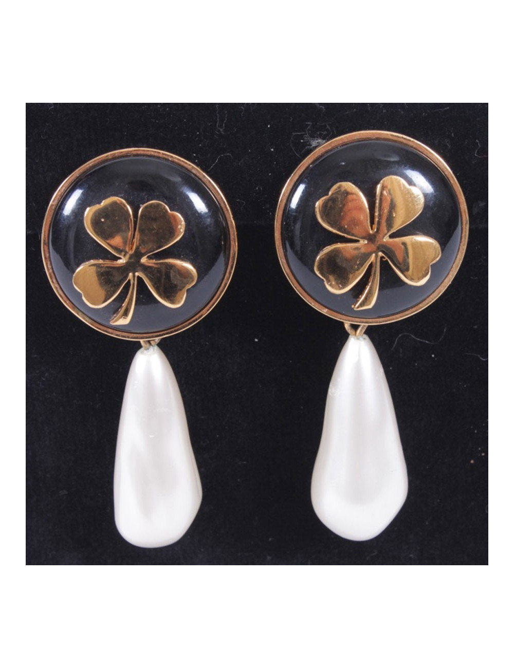 Boucles d'oreille clips CHANEL Vintage