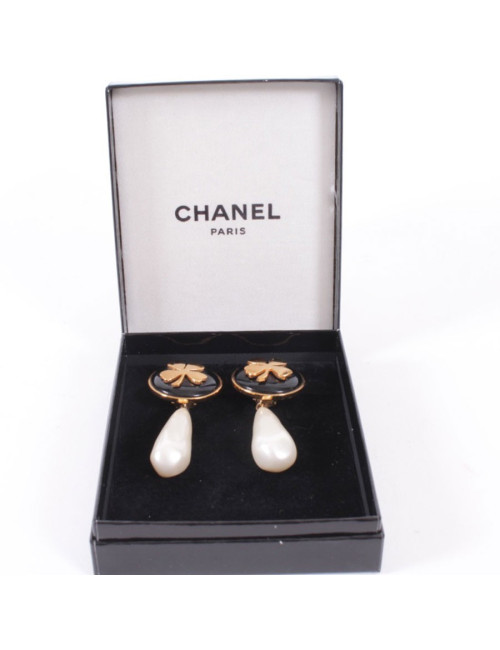 Boucles d'oreille clips CHANEL Vintage