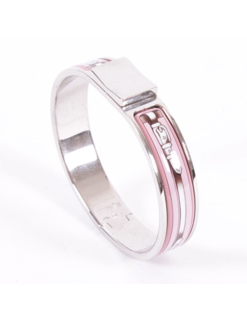 Bracelet HERMES clic clac en émail  PM