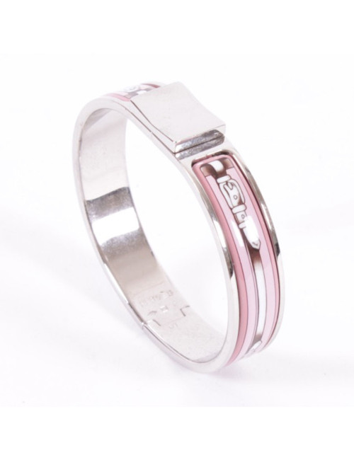 Bracelet HERMES clic clac en émail  PM