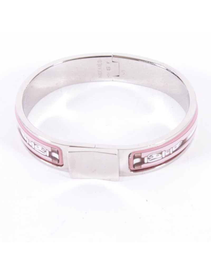 Bracelet HERMES clic clac en émail  PM