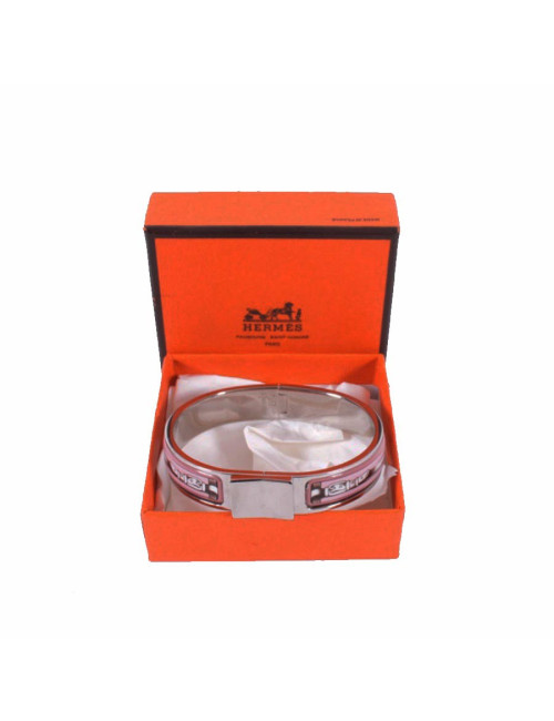Bracelet HERMES clic clac en émail  PM