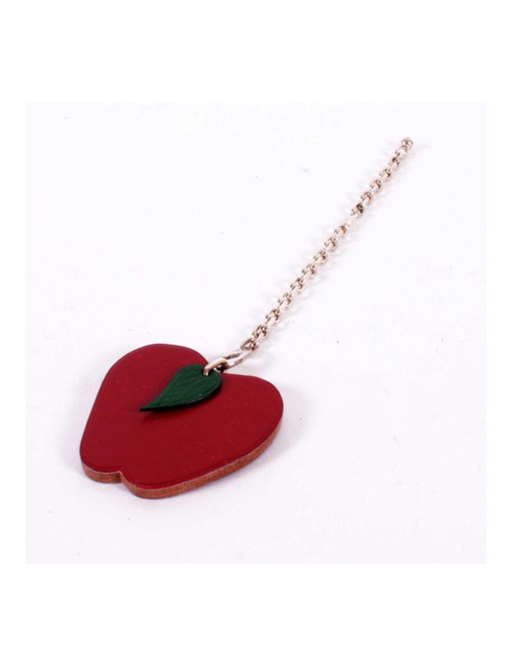 Porte-clefs HERMES chaîne argent