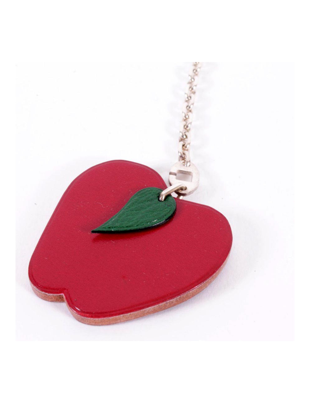 Porte-clefs HERMES chaîne argent