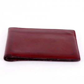 HERMES wallet leather red box: