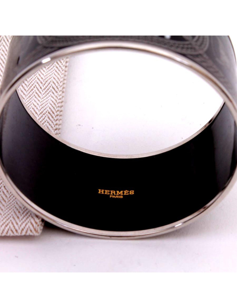 Enamelled bracelet HERMES Branbourg