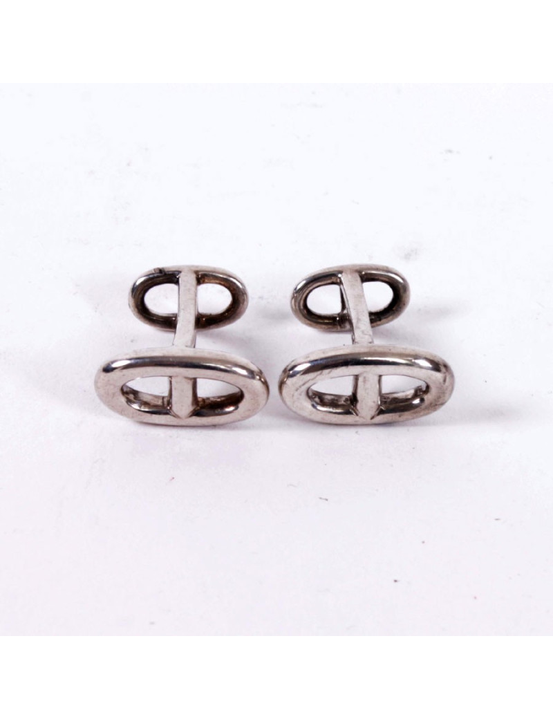 Cufflinks silver massive HERMES