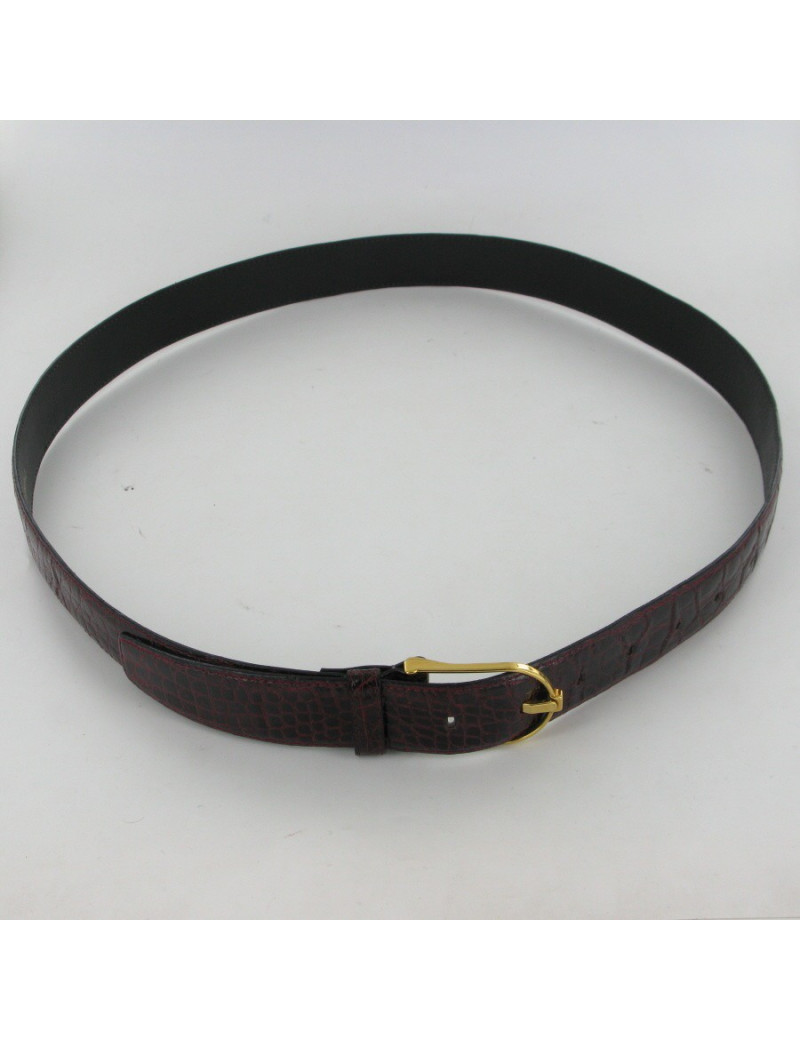 Ceinture croco ARMORIAL