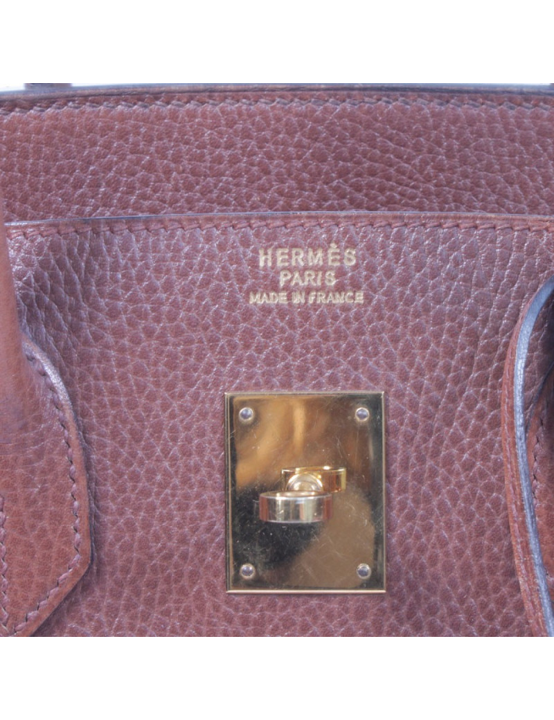 Birkin 35 HERMES cognac leather