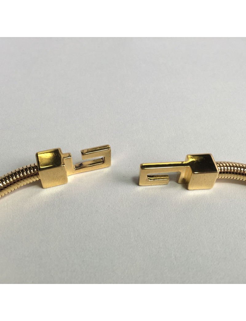 YVES SAINT LAURENT necklace gold metal