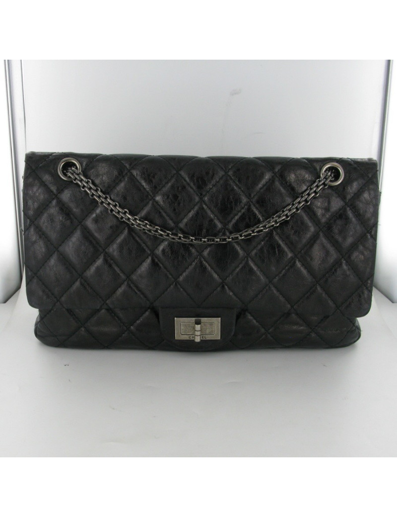 2.55 cuir vieilli irisé CHANEL