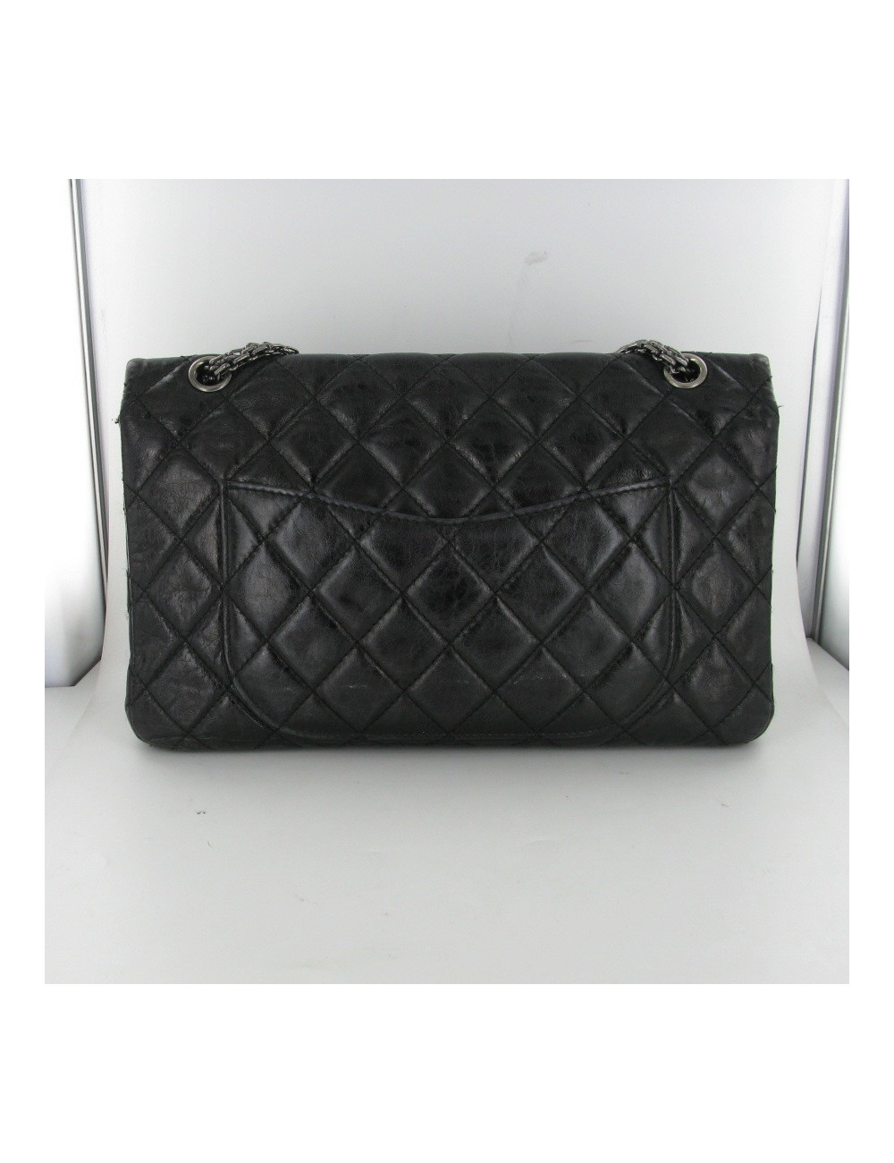 2.55 cuir vieilli irisé CHANEL