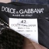 Robe DOLCE & GABBANA en laine noire et blanche T 42 it