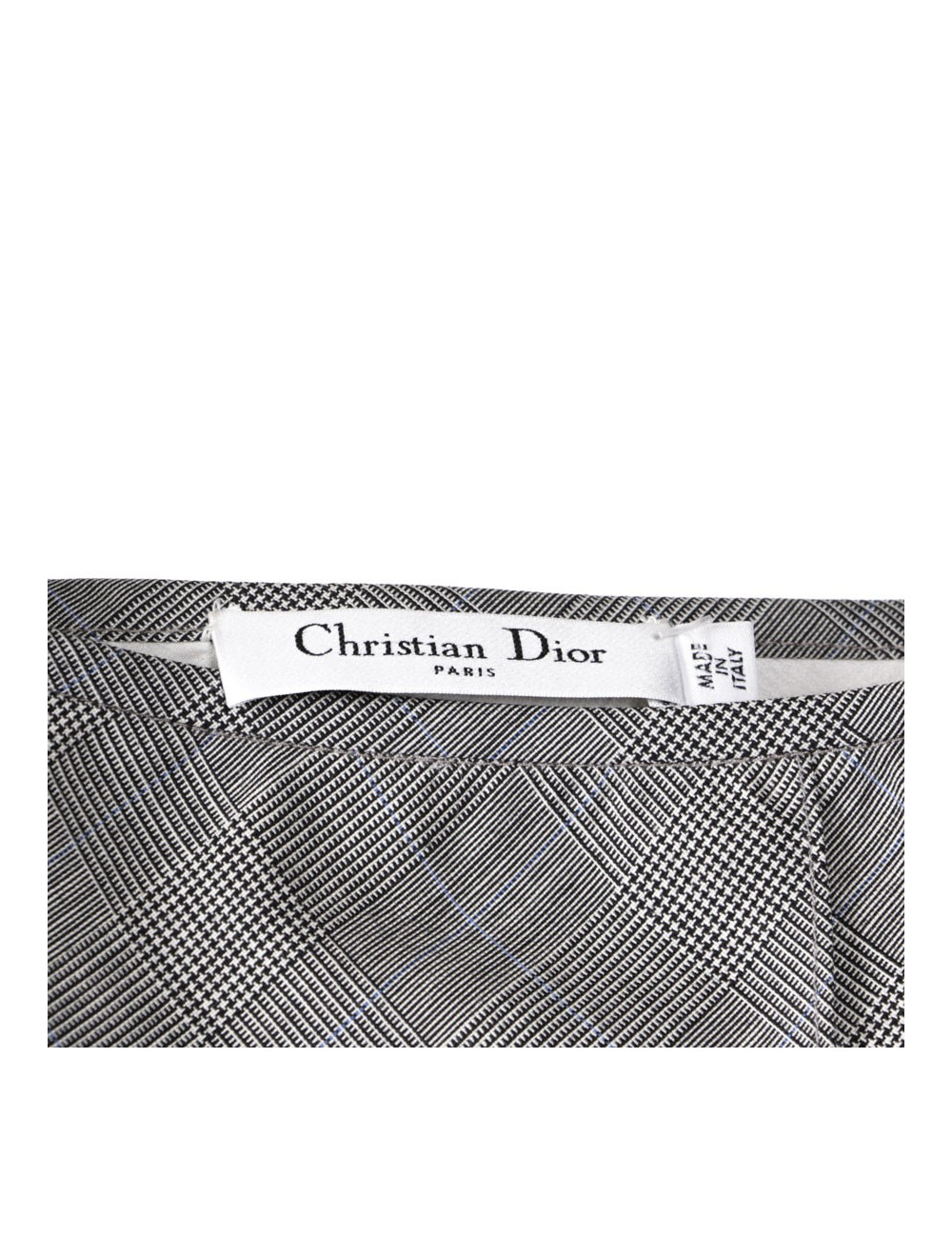 Prince de Galles CHRISTIAN DIOR T38 fabric skirt and lace