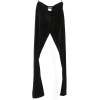Pantalon CHANEL T 36 en velours de soie noire