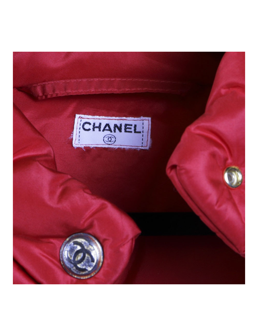Doudoune rouge CHANEL Vintage 