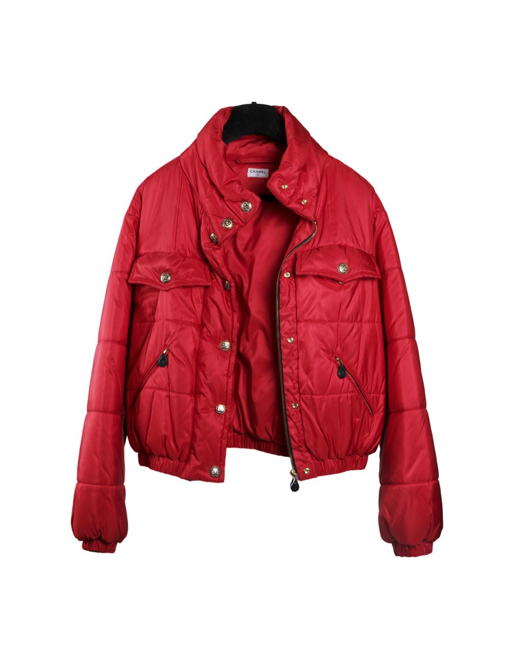 Doudoune rouge CHANEL Vintage 