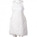 Robe COURREGES Vintage en polyester blanc T36
