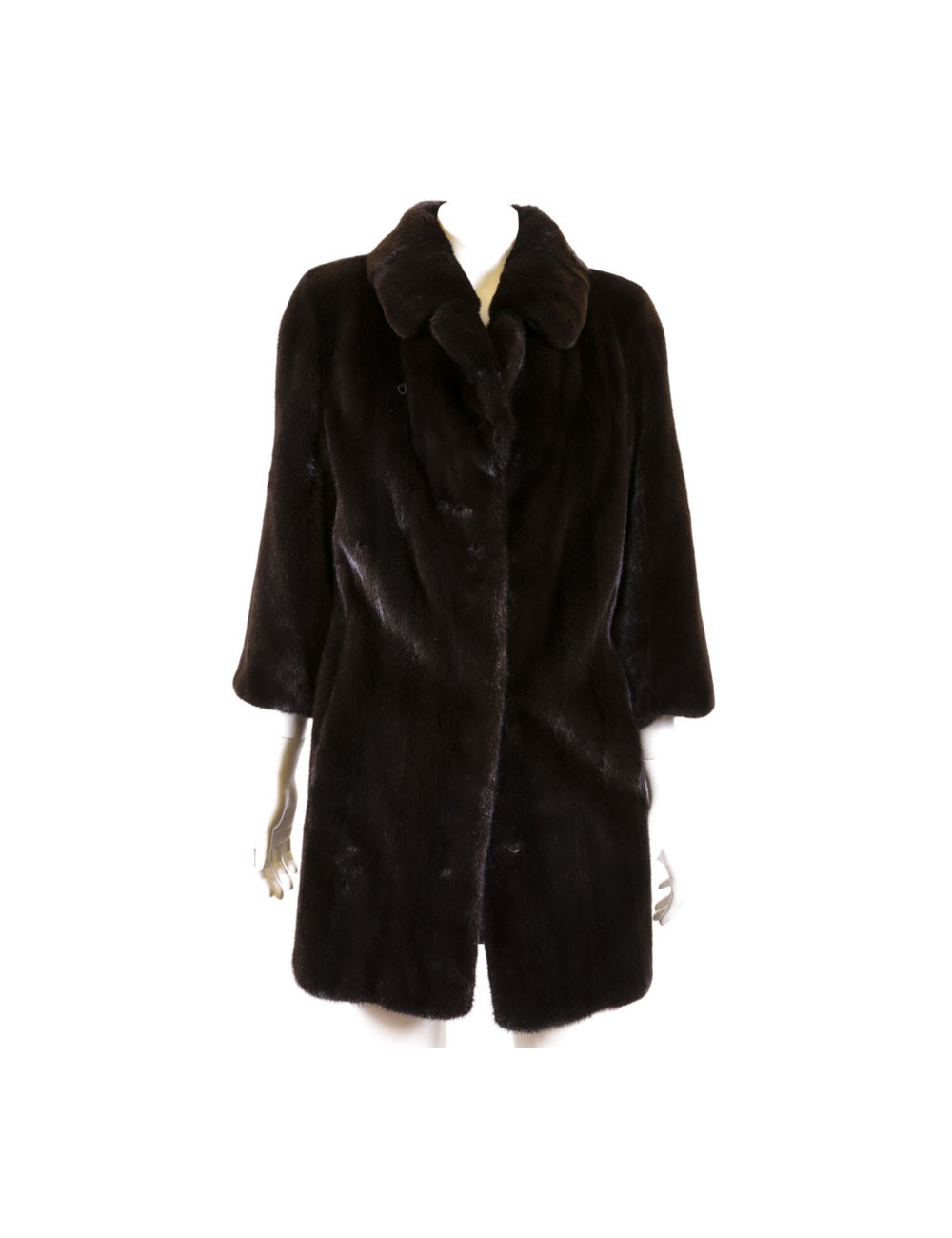 Manteau P T en vison blackglama