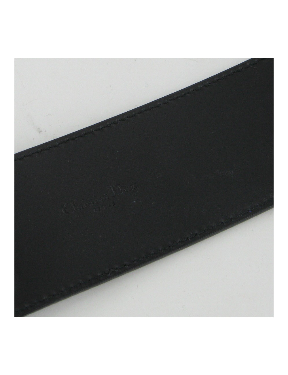 Ceinture cuir noir DIOR