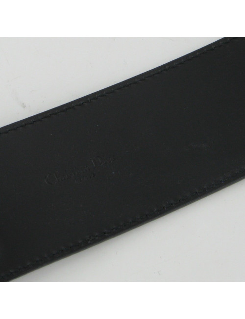 Ceinture cuir noir DIOR