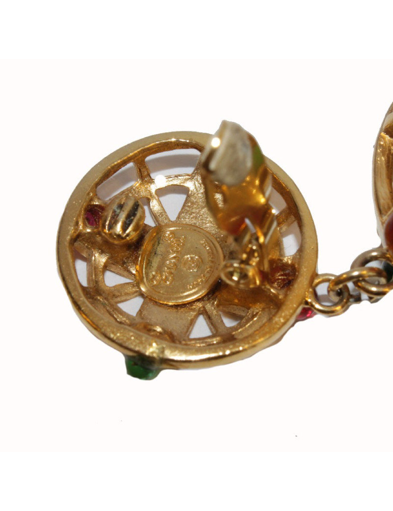 Boucles d'oreille clip CHANEL Couture