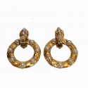 Couture CHANEL pendants clips Vintage earrings