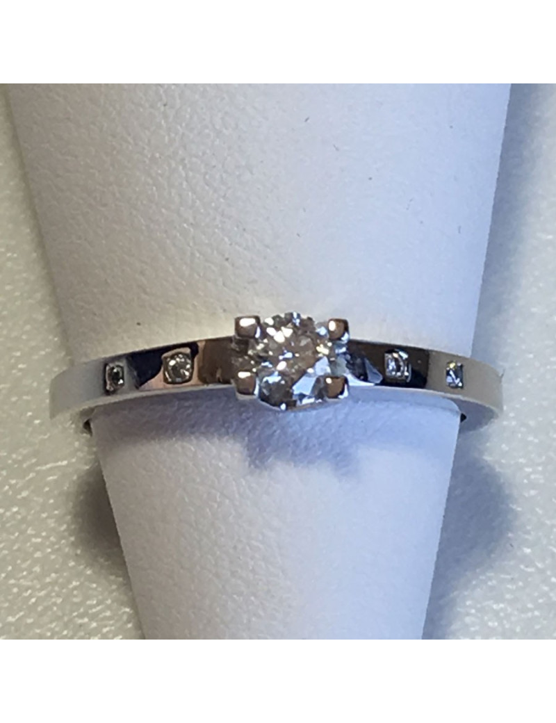 TARA model GAREL ring white gold and diamonds T54